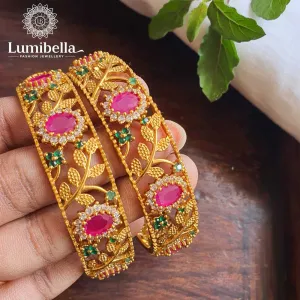 Matte Bridal Bangles 2*6