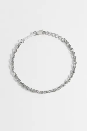Mens Rope Chain Bracelet