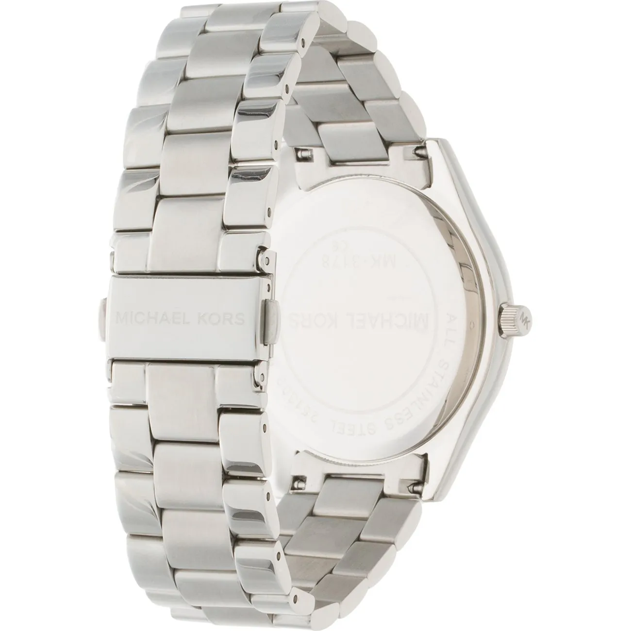 Michael Kors Slim Runway Silver-Tone wristwatch, silver