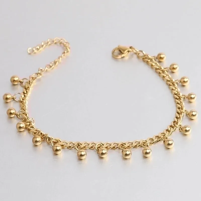 Modern Style Geometric Titanium Steel Plating Bracelets