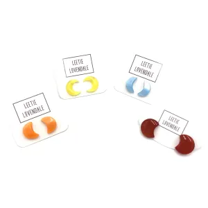 Moon Moonglow Stud Earrings