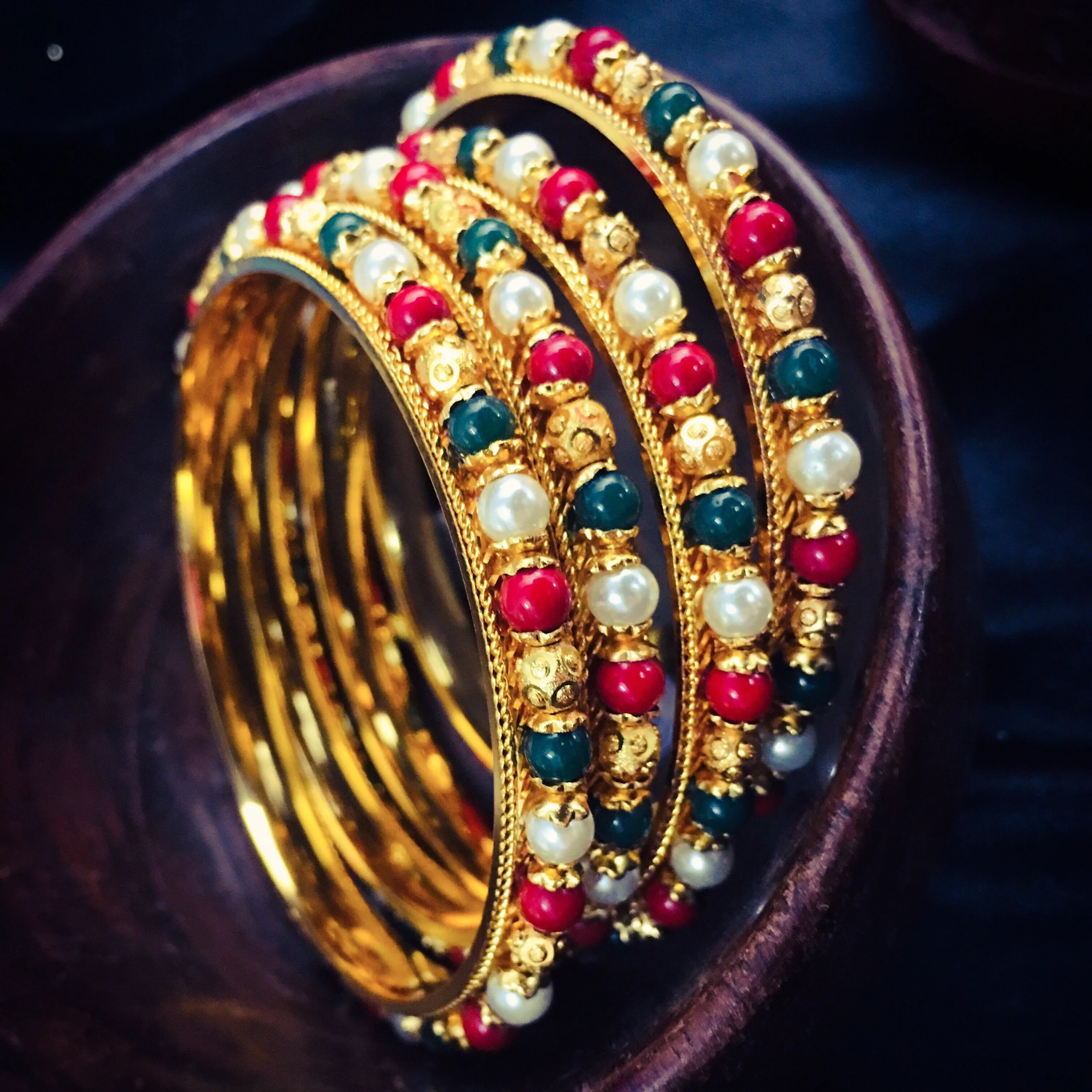 MULTI BEADS MOTI BANGLES