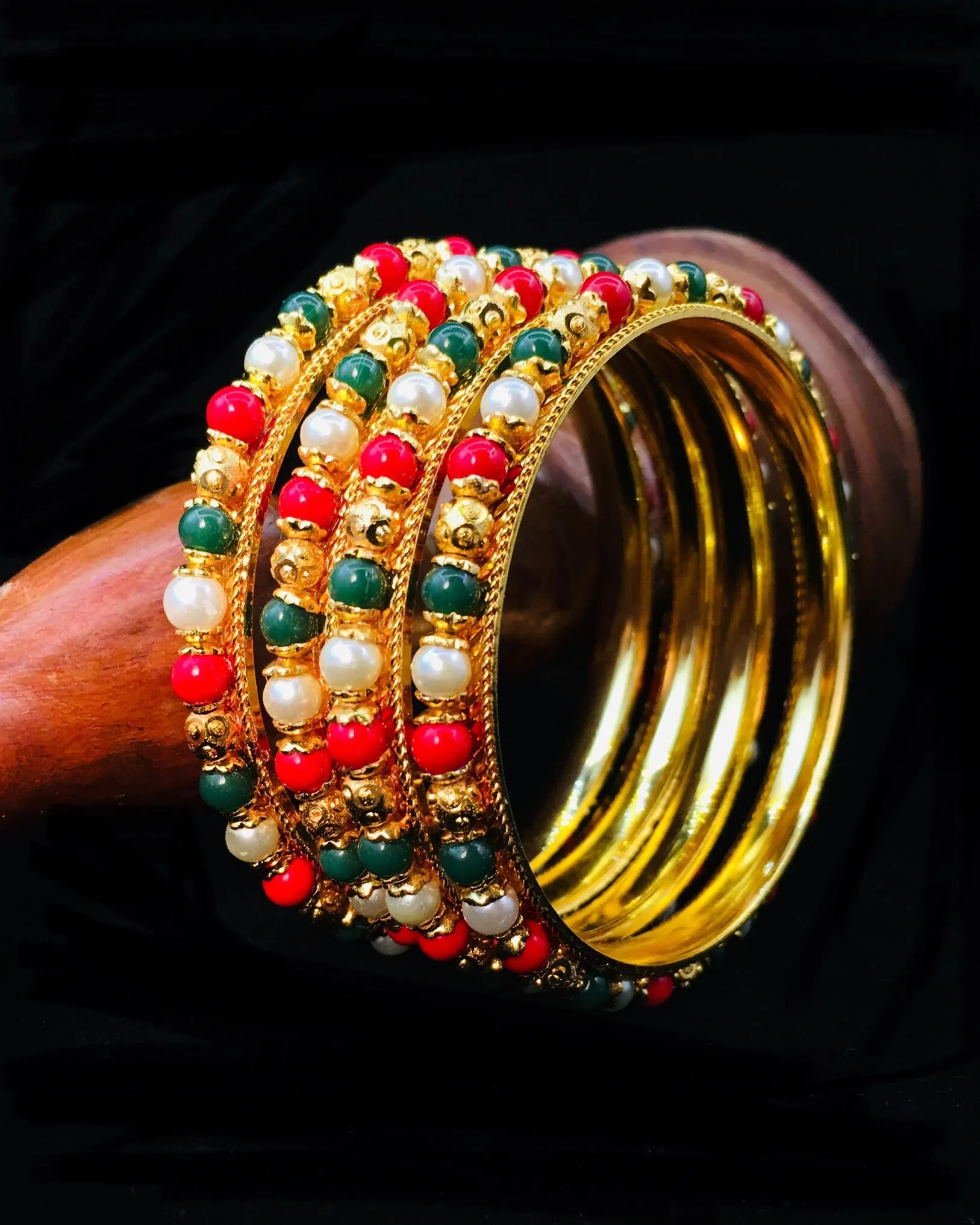 MULTI BEADS MOTI BANGLES