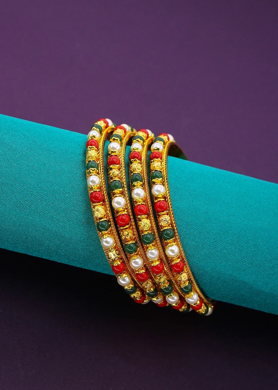 MULTI BEADS MOTI BANGLES