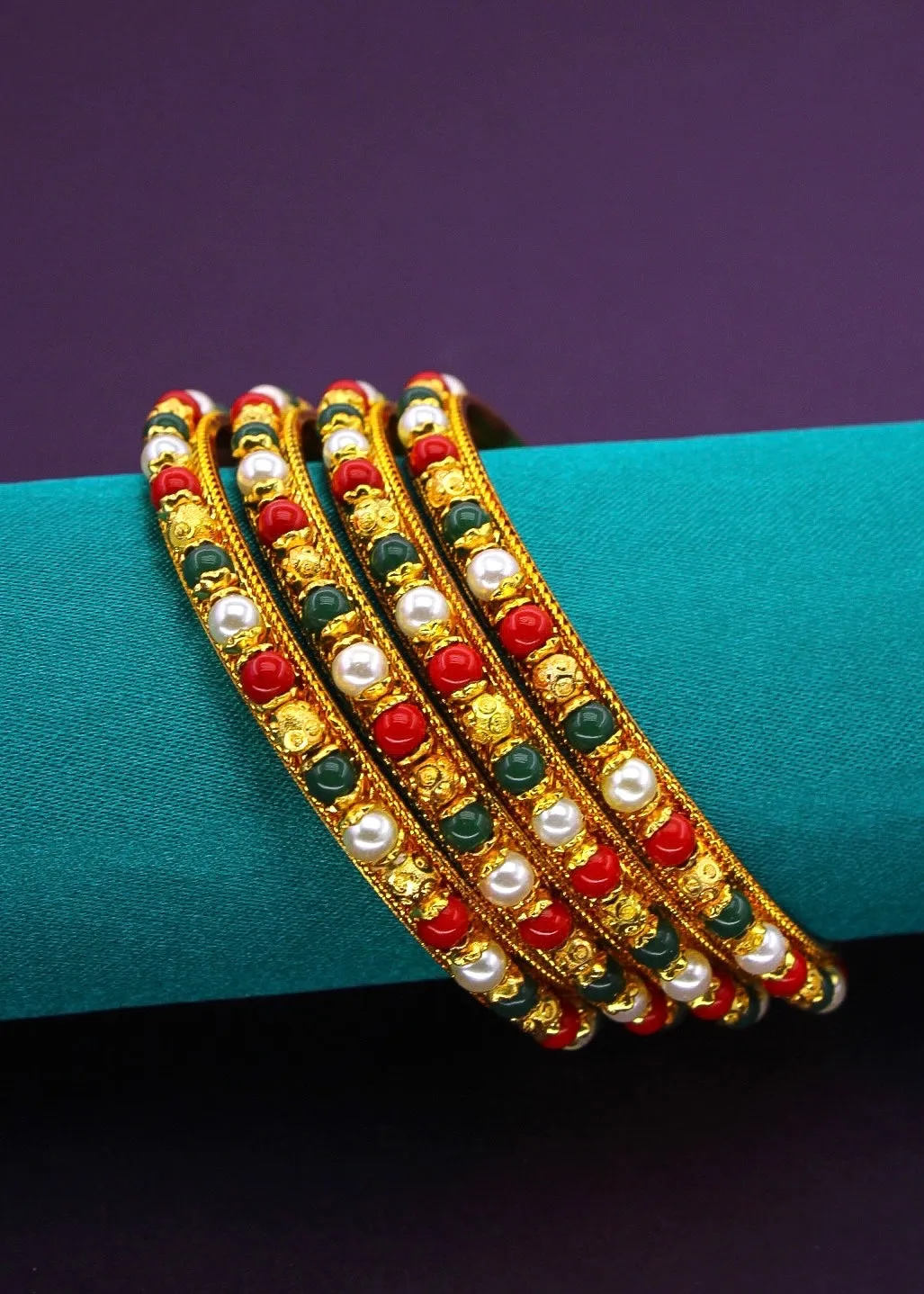 MULTI BEADS MOTI BANGLES