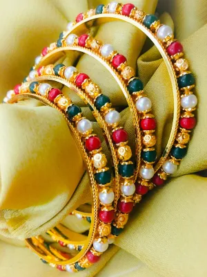 MULTI BEADS MOTI BANGLES