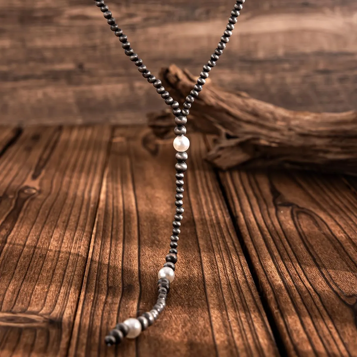 Navaho Pearl Bow Necklaces Western Necklace for Women Pearl Layered Necklaces Cowgirl Turquoise Necklace Western Jewelry for Women