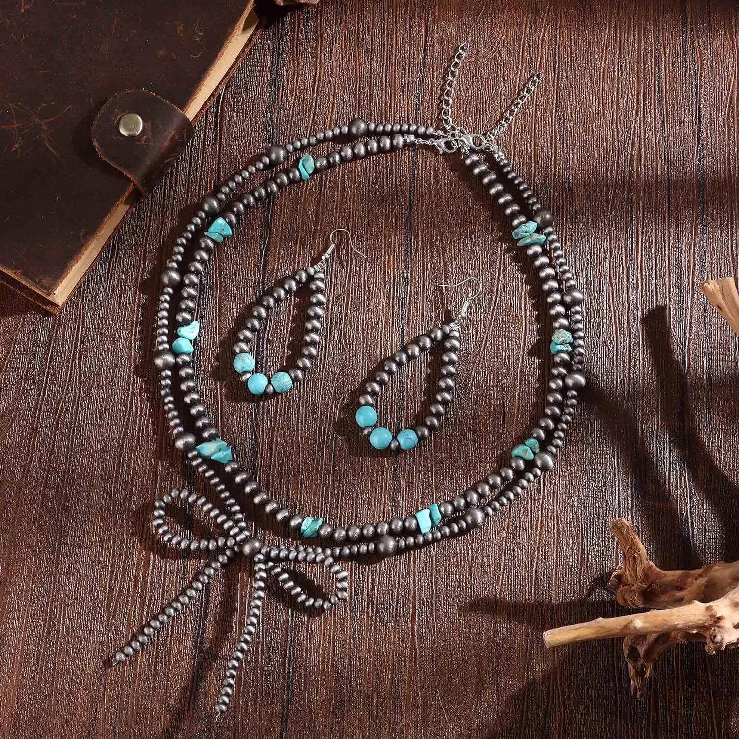 Navajo Pearl Jewelry Set for Women Navajo Pearl Necklace