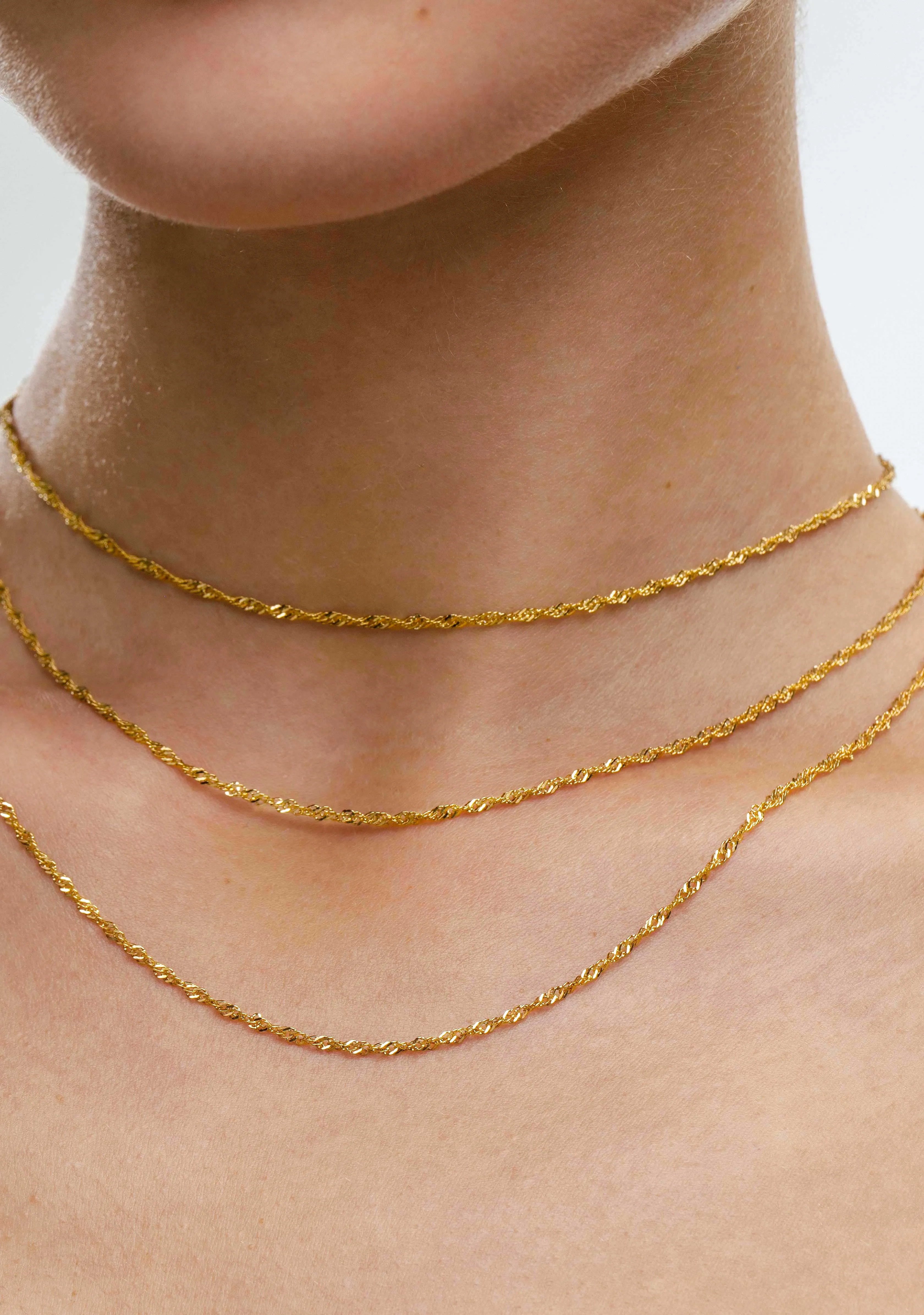 Necklace Singapur Supreme Gold