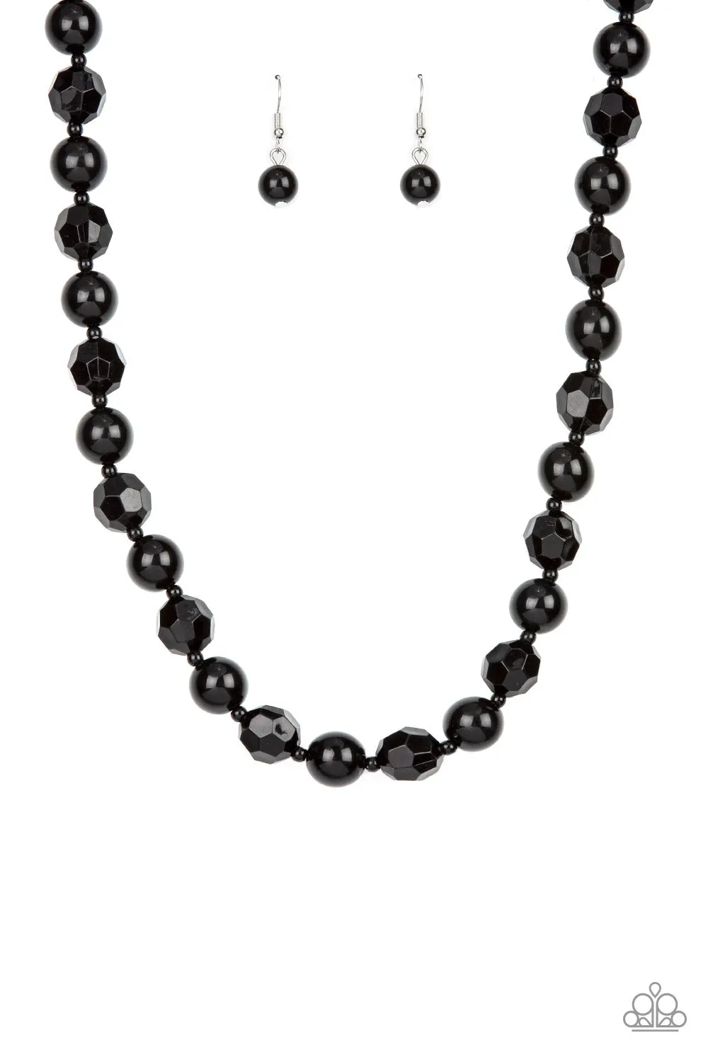 Necklaces Popping Promenade - Black N2251