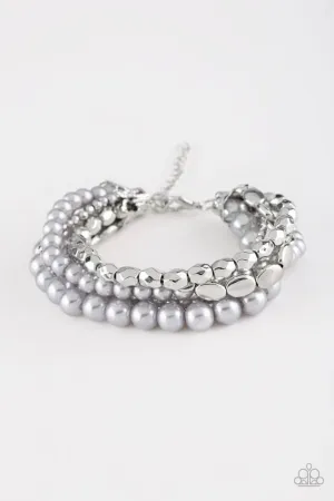 Paparazzi Bracelet ~ Metro Mix Up - Silver