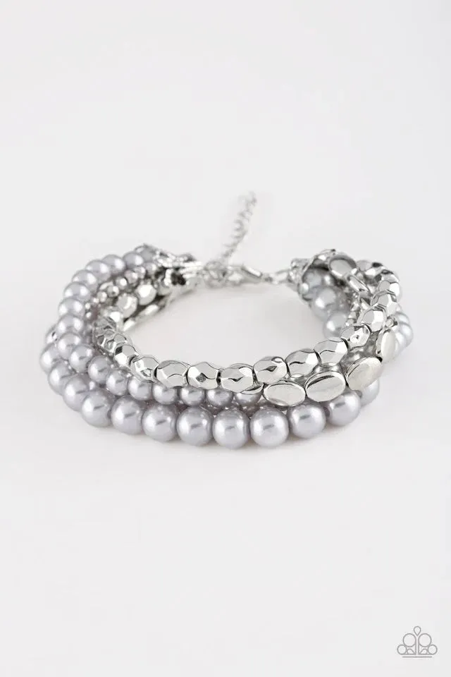 Paparazzi Bracelet ~ Metro Mix Up - Silver