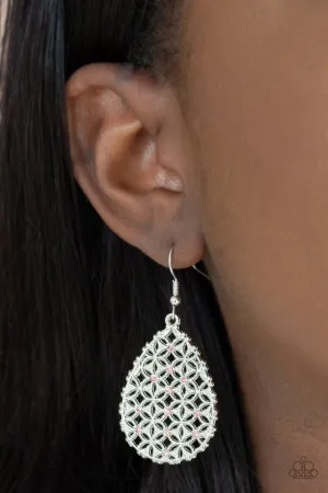 Paparazzi Earring ~ Glorious Gardens - Pink