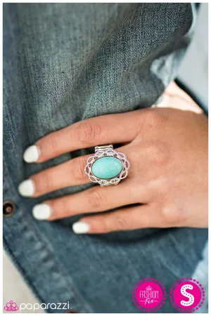 Paparazzi Ring ~ Aint My First Rodeo  - Blue