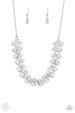PAPARAZZI Won The Lottery - White NECKLACE
