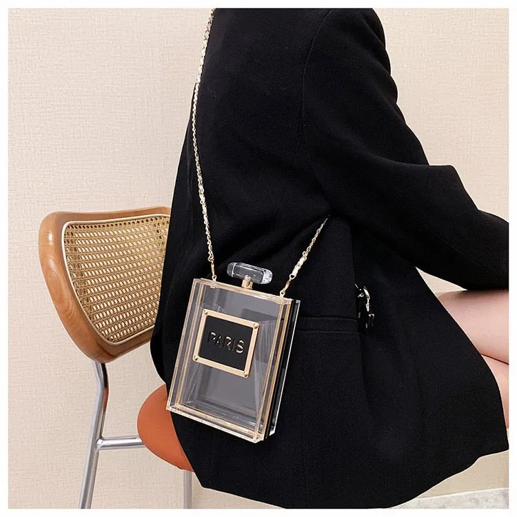Paris Perfume Bottle Bag