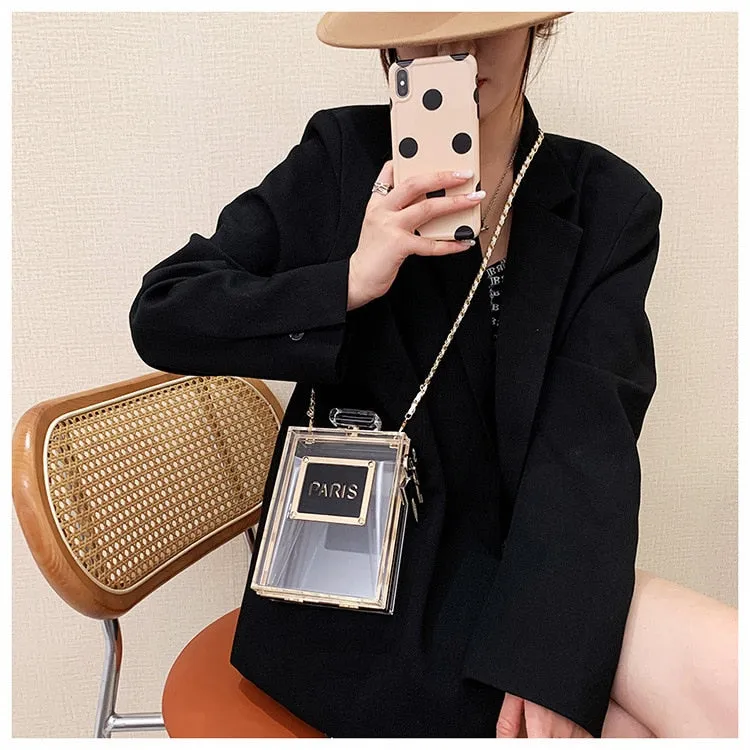 Paris Perfume Bottle Bag