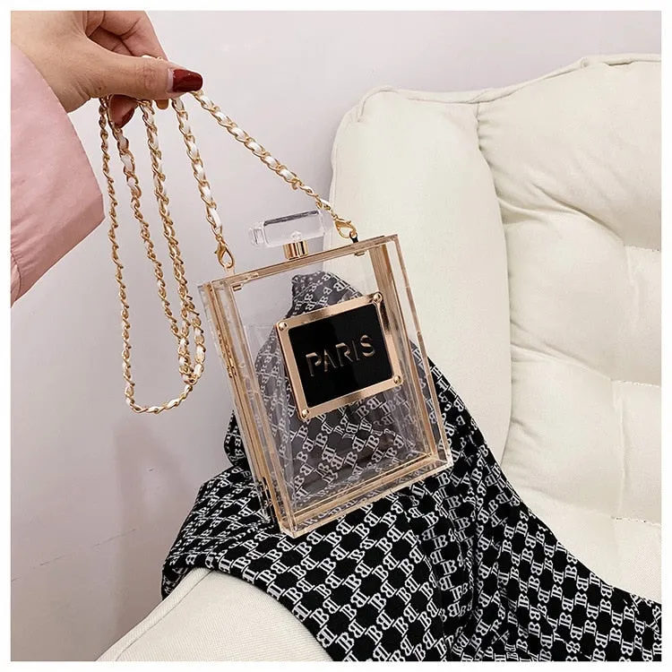 Paris Perfume Bottle Bag