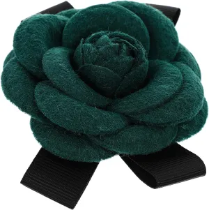PartyKindom Floral Bow Brooch Pin for Women Elegant Simulation Flower Corsage Wedding Decoration and Photo Prop Rich Color and Style for Unique Adornments