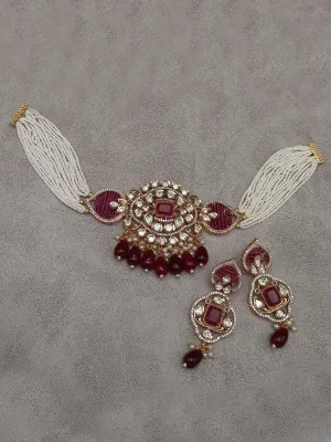 Pearl And Kundan Choker