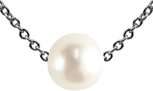 PEARLIE Dainty Necklaces for Women, 8-9MM Round Bead Natrual Pearl Necklace, Handpick Freshwater Cultured Pearl Beads Choker for for Charm Women V Neck Dress Accessorie