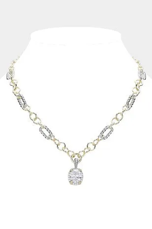 Perfect Day Two Tone Necklace