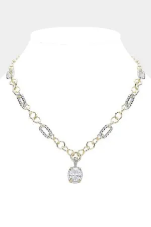 Perfect Day Two Tone Necklace