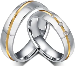 Personalized Rings for Couples, 2 PCS Rings Set with Names Engraved, Customized Rings for Him and Her Wedding Bands Engagement Rings Promise Rings (C13)