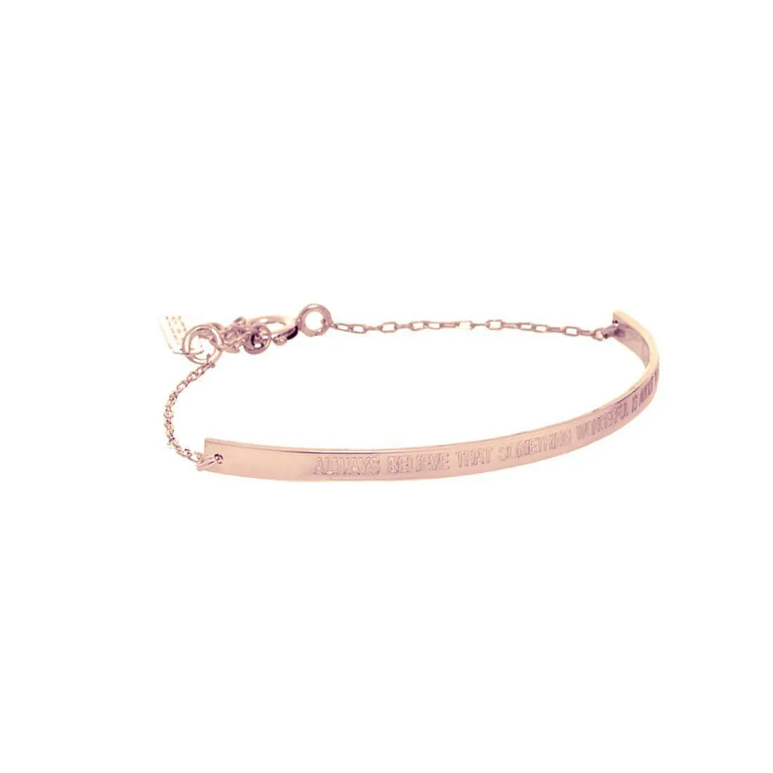 Petit bracelet- Make your personal message - Goldfilled