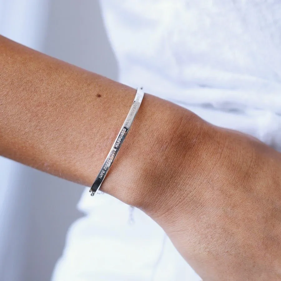 Petit bracelet- Make your personal message - Goldfilled