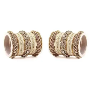 Plus Sizes Indian Bangles Bridal Bangle Set Wedding Bollywood Jewelry Set of 46 Bangles, Wedding bangles, Traditional Jewelry Gift, Set of 2