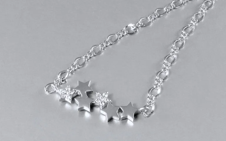 "Rising Star" - Star Necklace Minimalist Jewelry - Available in Gold and Silver