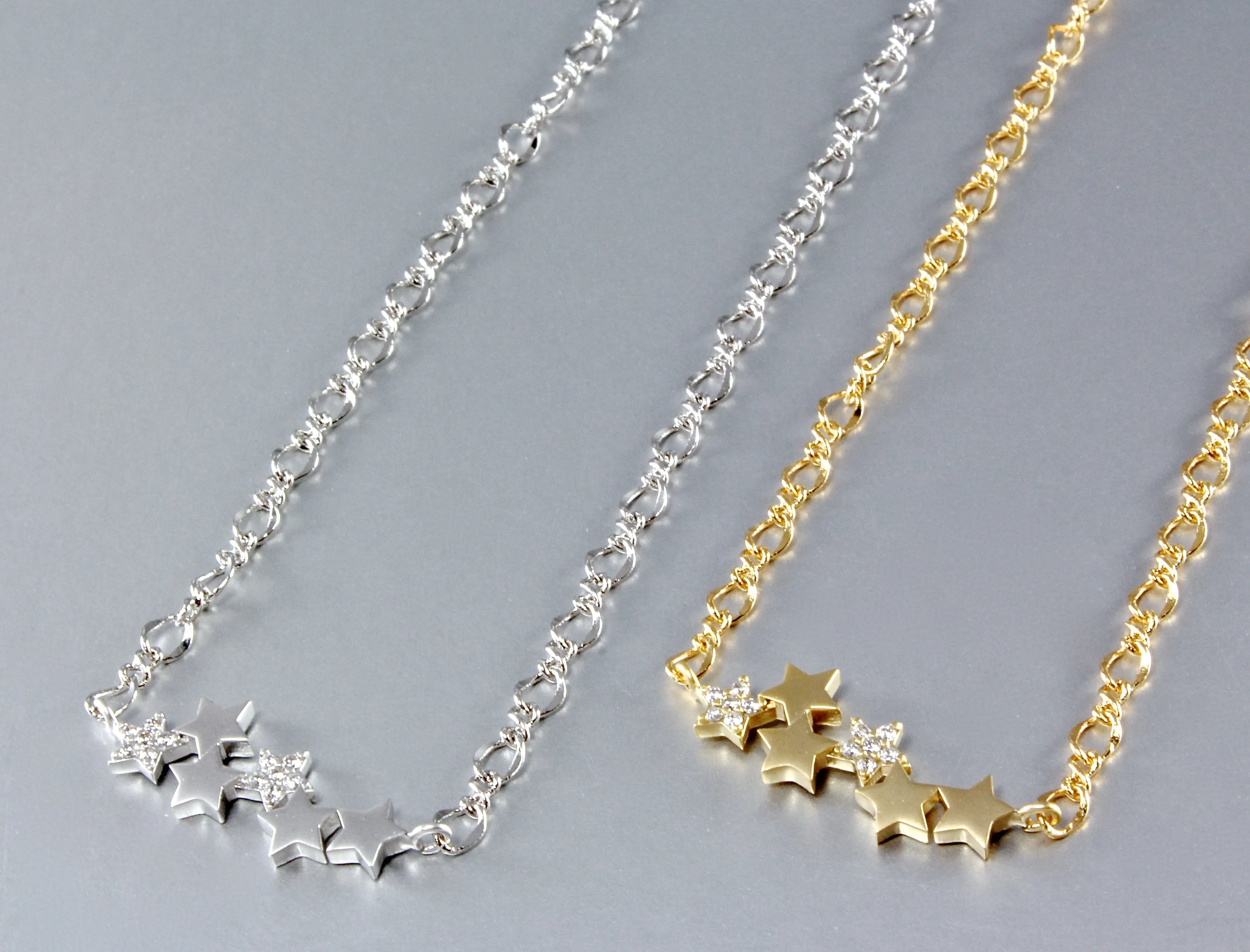 "Rising Star" - Star Necklace Minimalist Jewelry - Available in Gold and Silver