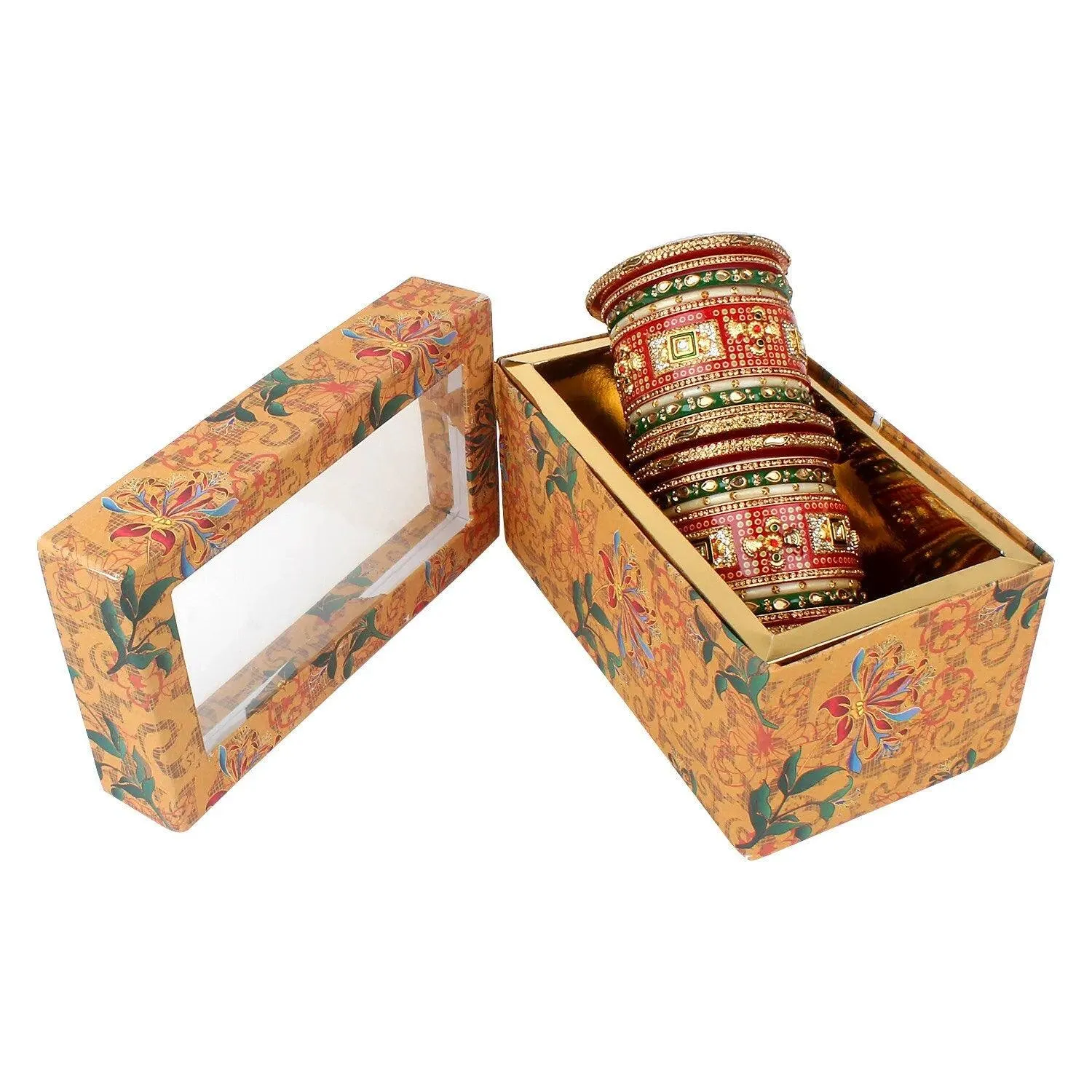 Rajasthani Dulhan Bridal Stones Bangles Set