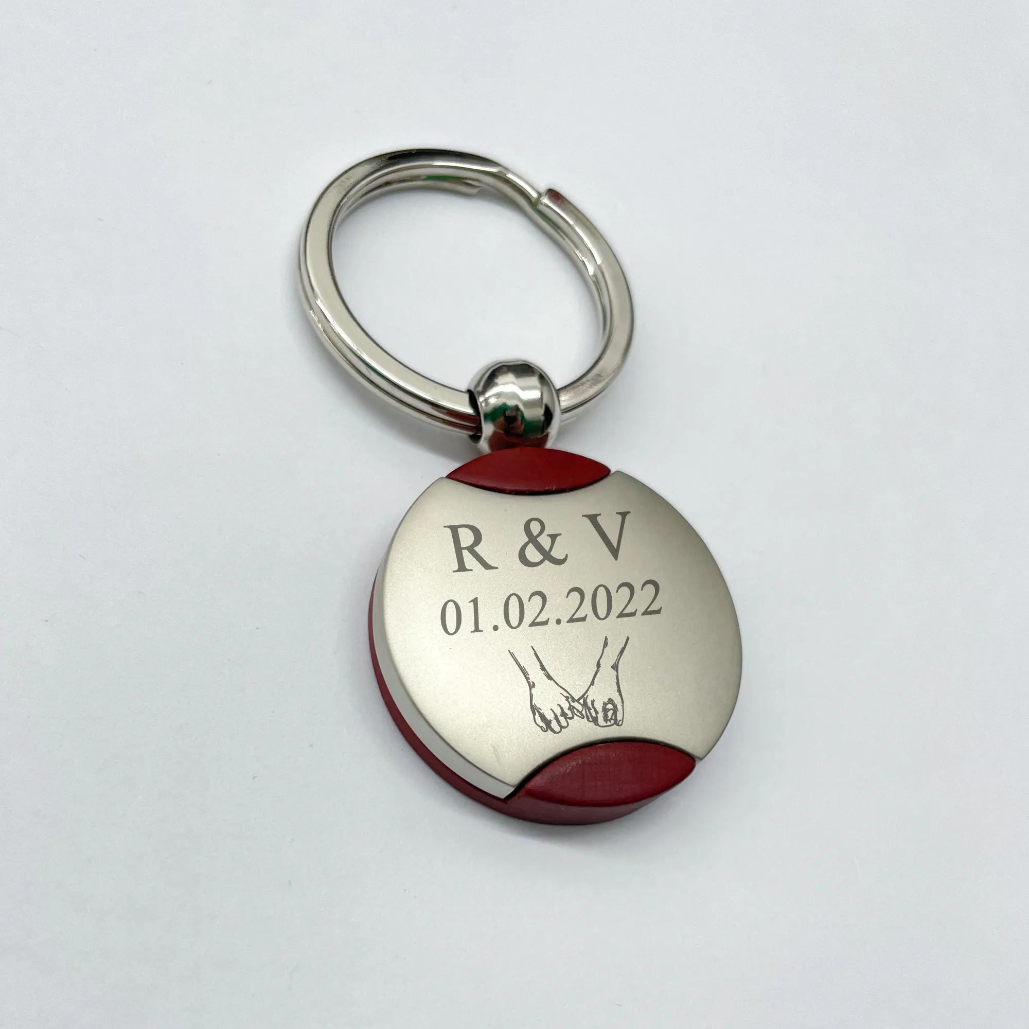 Round Rotating Keychain CH 0010