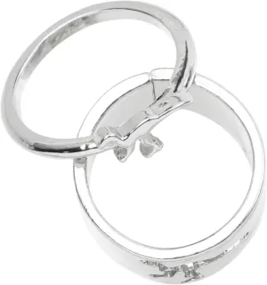 SAFIGLE 2Pcs Couple Dinosaur Rings Matching Open for Engagement Wedding Unique present for Anniversary Valentine Day Birthdays Skin Friendly Durable Design
