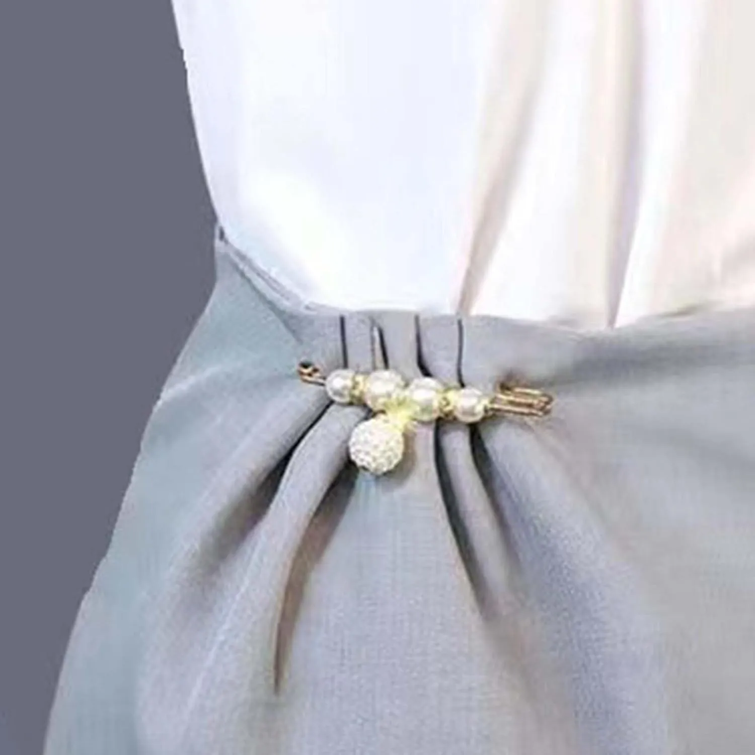 Scarf Ring Clip for Women Shirt Ties Clips Brooches for Women Silk Scarf Rings Buckle Shawl Cinch Clips for Clothing Jewelry Gifts