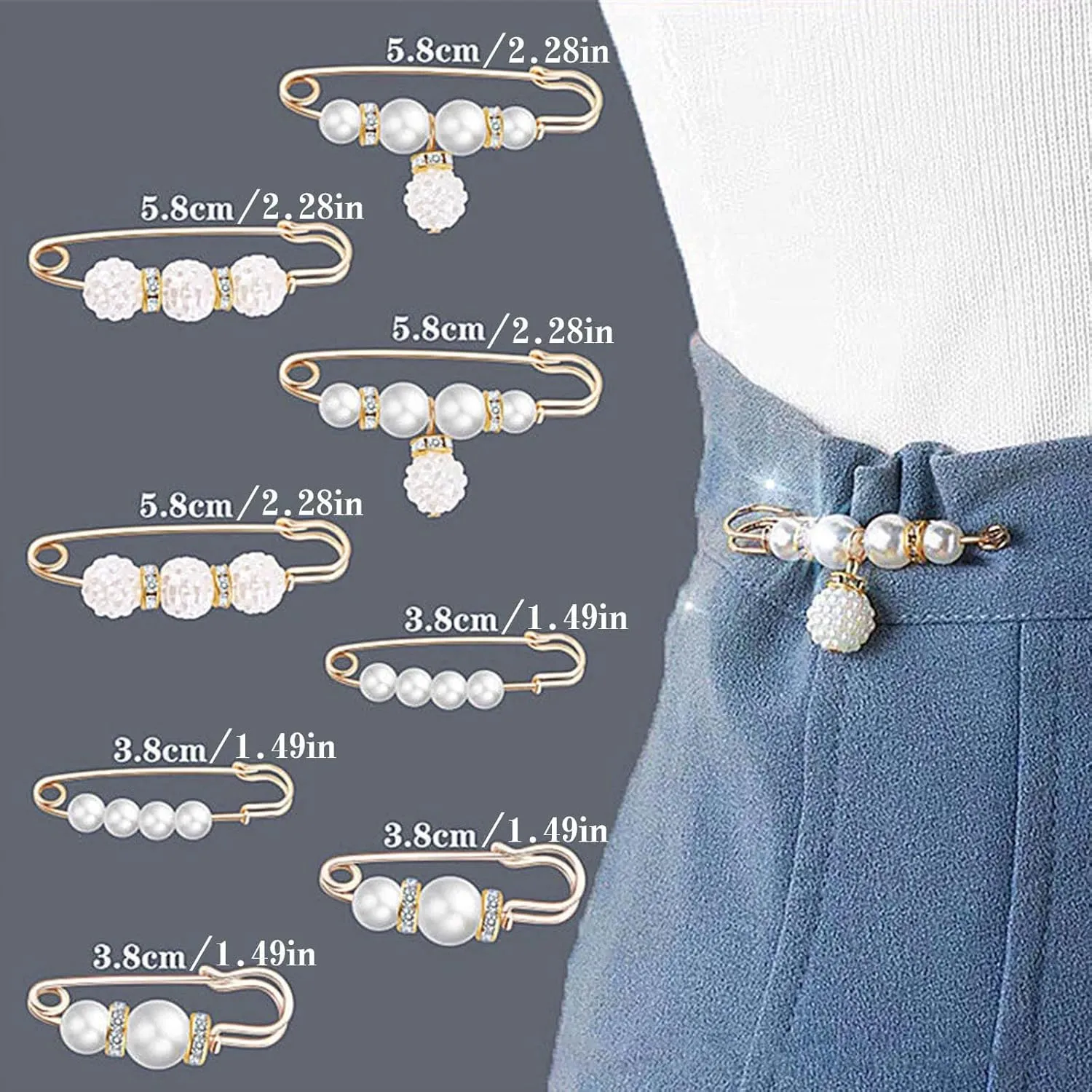Scarf Ring Clip for Women Shirt Ties Clips Brooches for Women Silk Scarf Rings Buckle Shawl Cinch Clips for Clothing Jewelry Gifts