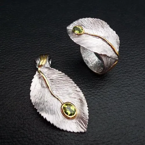 Serrate Sterling Silver Pendant