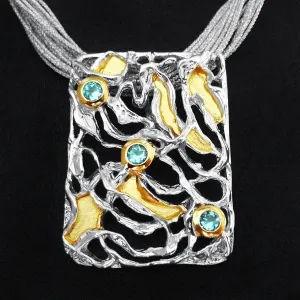 Smooth Lava Sterling Silver Pendant