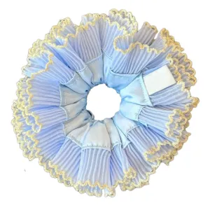 Sophisticated Double Layer Lace Hairband Double Layer Elastic Hair Scrunchies Headwear Suitable for Various Occasion