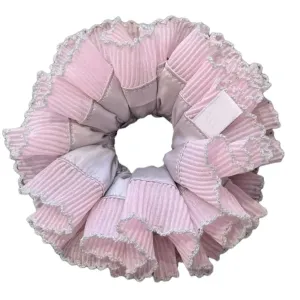 Sophisticated Double Layer Lace Hairband Double Layer Elastic Hair Scrunchies Headwear Suitable for Various Occasion