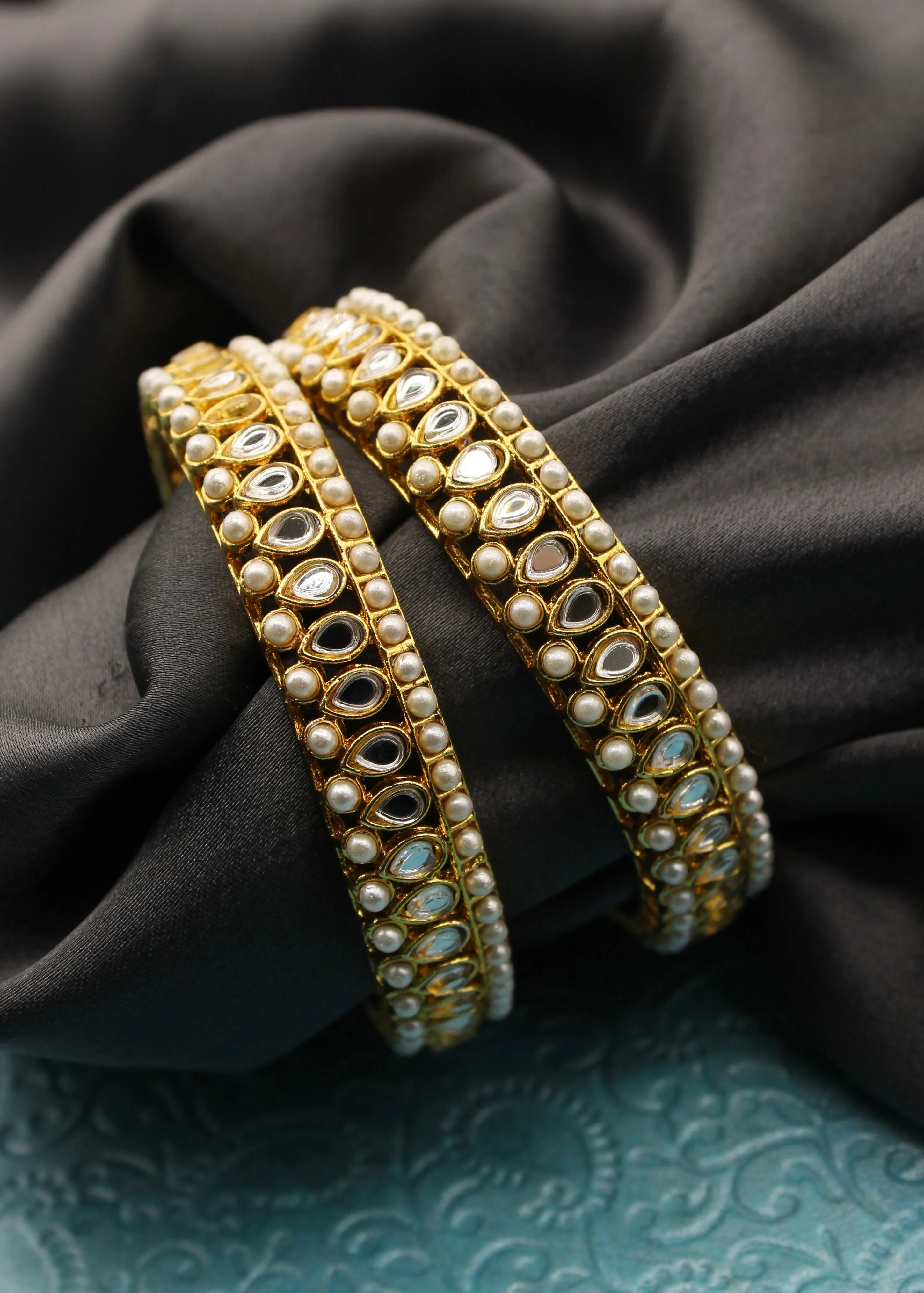 SPLENDID PEARLY ANTIQUE BANGLES