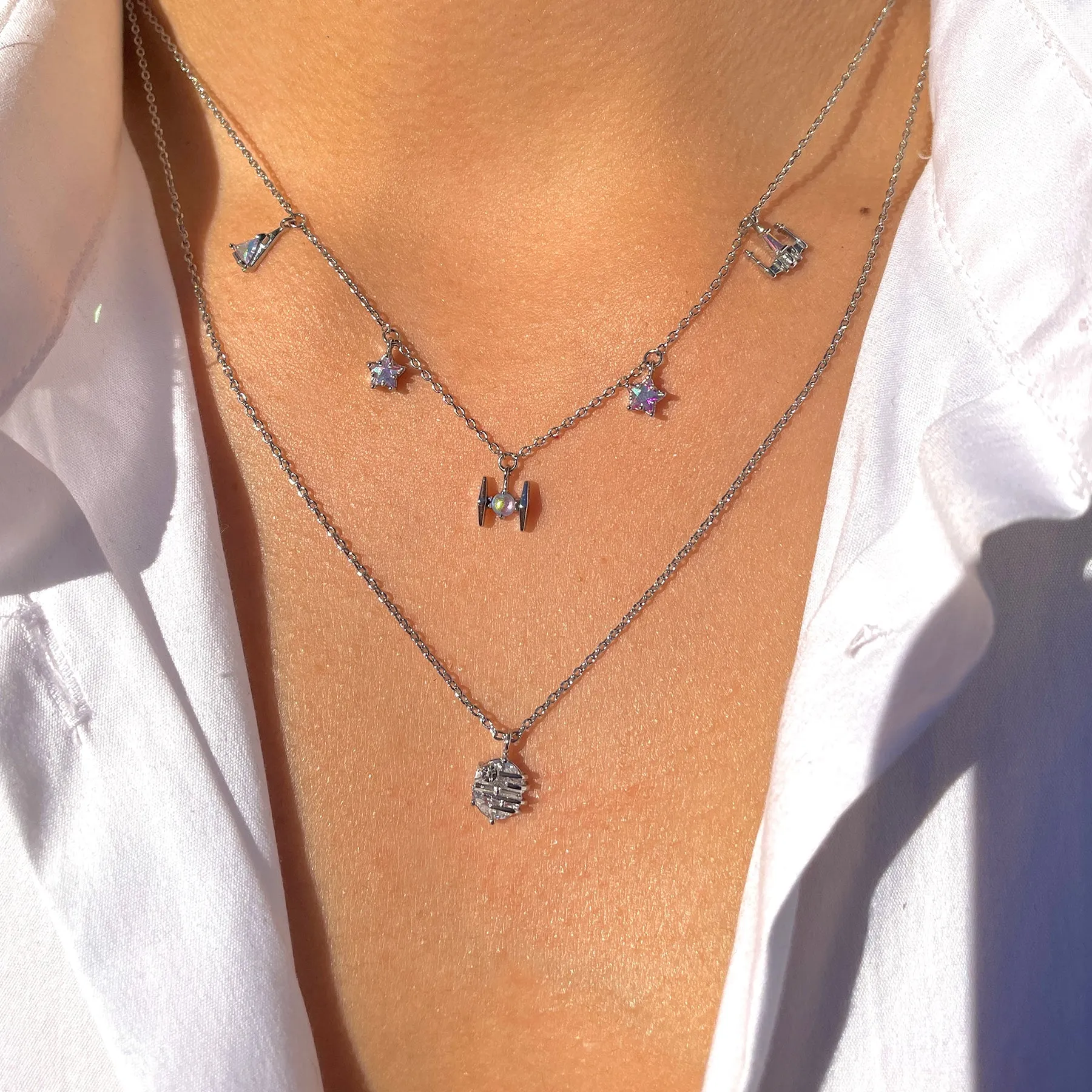Star Wars™ Starfighter Charm Necklace
