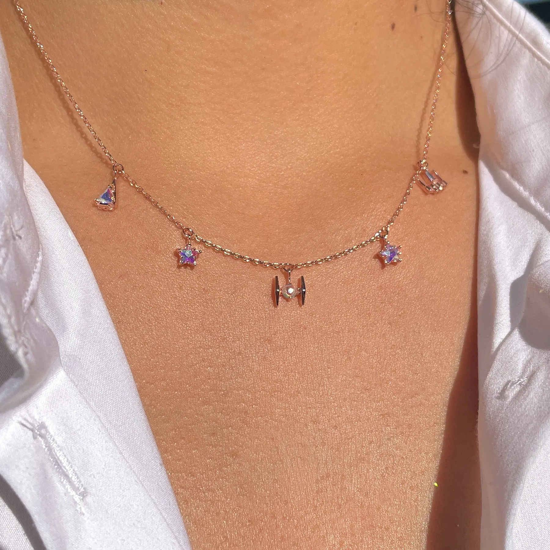 Star Wars™ Starfighter Charm Necklace