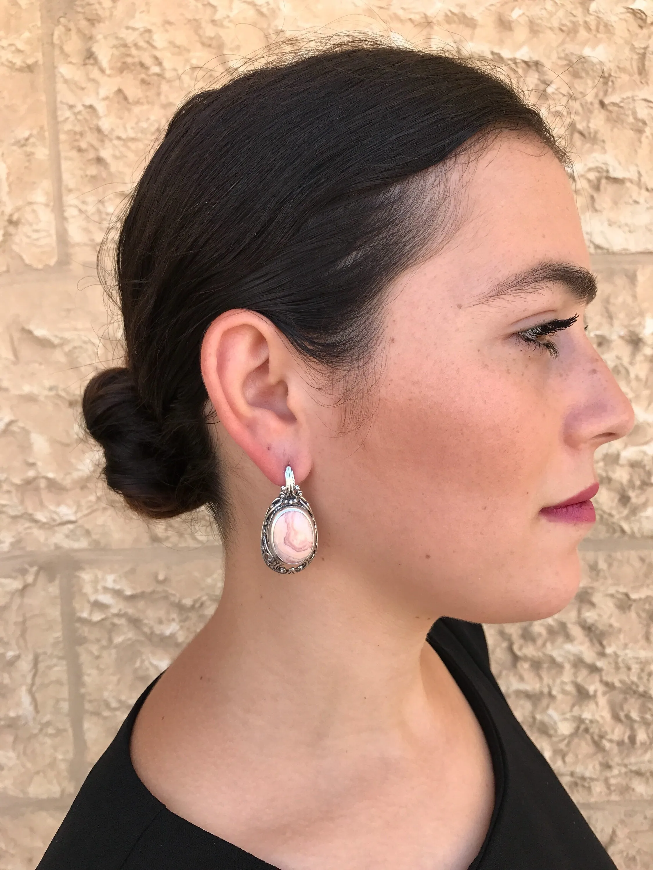 Statement Kyanite Earrings - Kyanite Heavy Earrings - Natural Kyanite Earrings