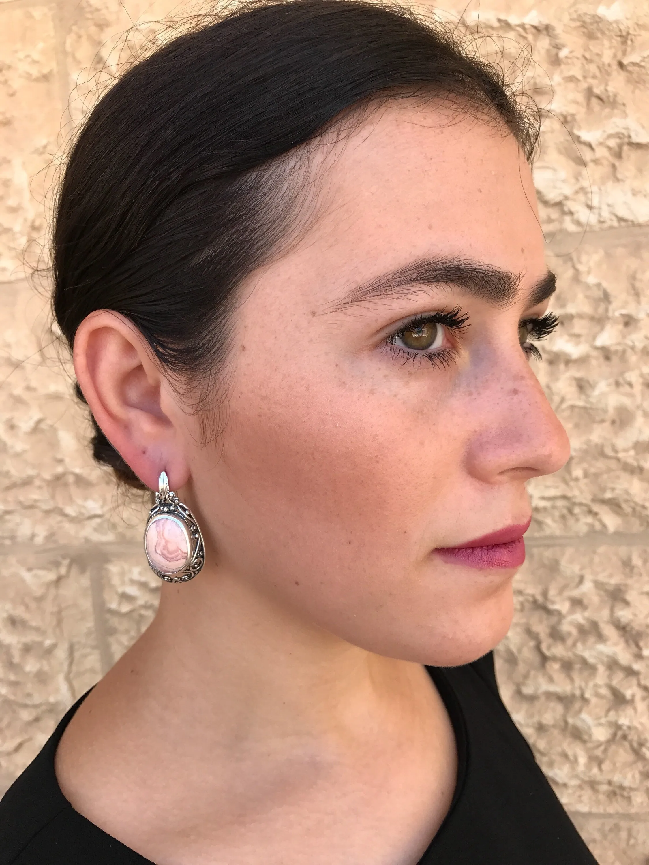 Statement Kyanite Earrings - Kyanite Heavy Earrings - Natural Kyanite Earrings