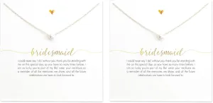 Stocking Stuffers Holiday Outfits for Women 2024 2/3/4Pcs Bridesmaid Gifts for Wedding Day Bridesmaid Necklaces Pearl Pendant Necklace Bridesmaid Proposal Gifts Wedding Jewelry Bridesmaid Gift Accessories