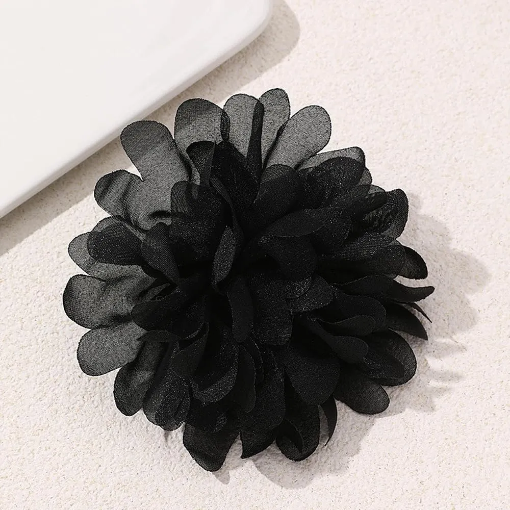 Super Large Rose Flower Brooches for Women,Simulated Camellia Fabric Floral Lapel Pin for Wedding,Dress Suit Ceremony Jewelry Accessories