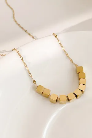 TastyHottie - Small Square Minimalist Necklace